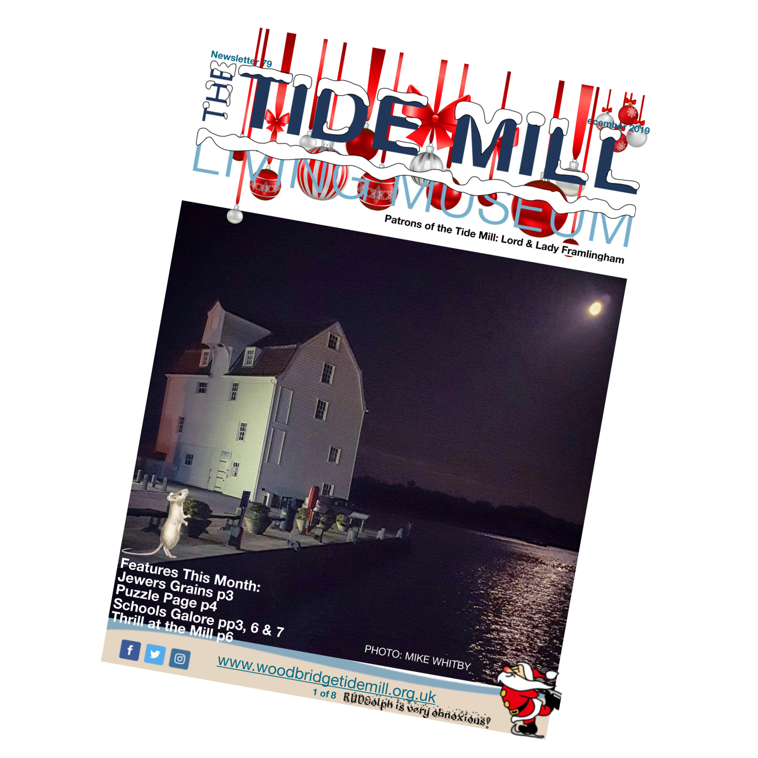 December 2019 Tidemill Newsletter Cover