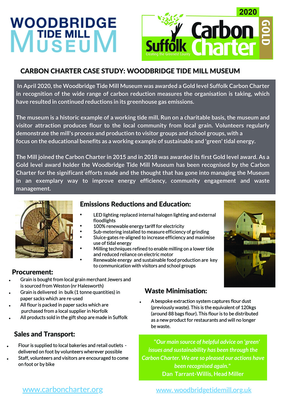 Suffolk Carbon Charter Gold 2020