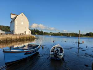 Anna Leggett Tide Mill with boat in foreground2