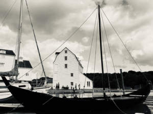 Lawrie James Mill and mini anglo-saxon ship2