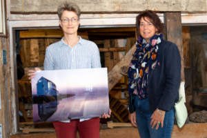 Tide Mill Photo Competition Award l-r Sam Pyle Winner, Zoe Harris Runner Up