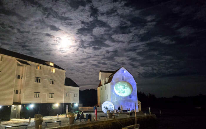 Mill projections and full moon